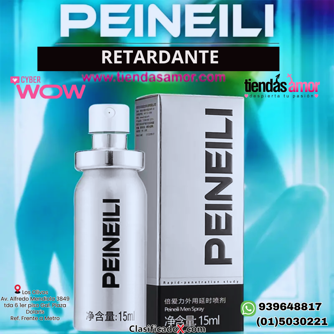 PEINEILI Original Dura Hasta 60 Minutos Prolonga Su Placer