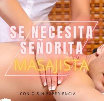 UNETE A NUESTRO EQUIPO LABORAL MASAJISTAS CON O SIN EXPERIENCIA