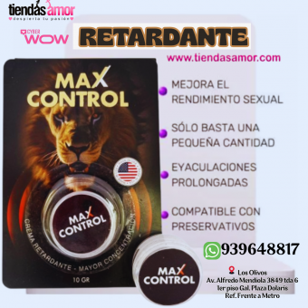 MAX CONTROL CREMA RETARDANTE