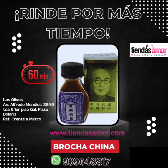 CONTROLA EL PLACER C/BROCHA CHINA RETARDANTE:¡DISFRUTA MÁS TIEMPO