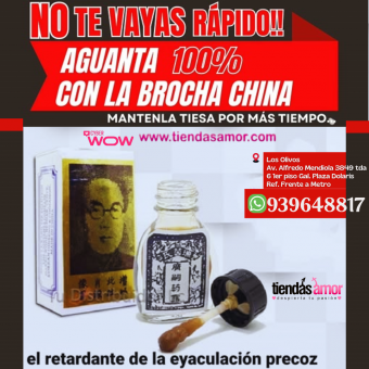 brocha china retarda al instante durá más de una hora con tu pareja